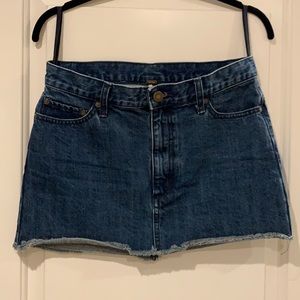 Free People Denim Mini Skirt